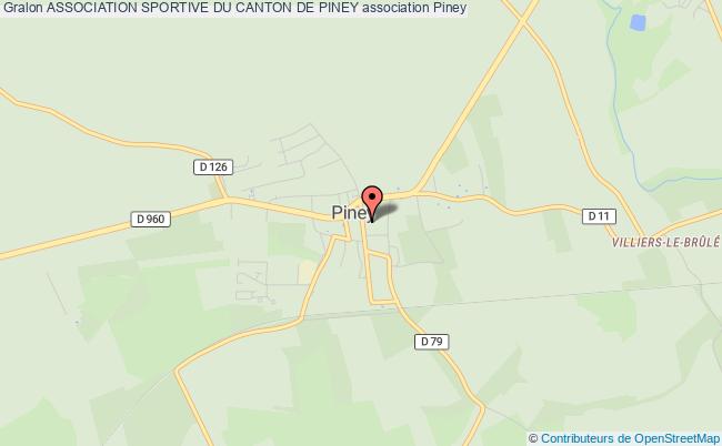 plan association Association Sportive Du Canton De Piney Piney