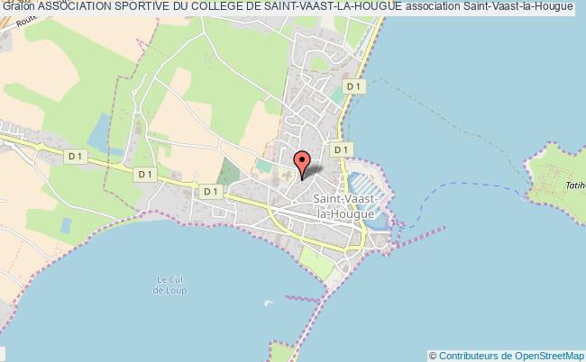 plan association Association Sportive Du College De Saint-vaast-la-hougue Saint-Vaast-la-Hougue