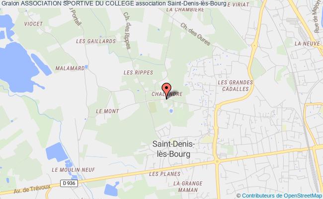 plan association Association Sportive Du College Saint-Denis-lès-Bourg