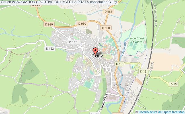 plan association Association Sportive Du Lycee La Prat's Cluny