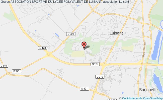 plan association Association Sportive Du Lycee Polyvalent De Luisant. Luisant