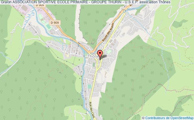 plan association Association Sportive Ecole Primaire - Groupe Thurin - U.s.e.p. Thônes