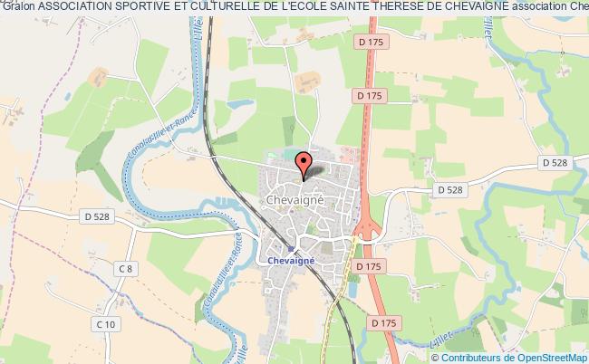 plan association Association Sportive Et Culturelle De L'ecole Sainte Therese De Chevaigne Chevaigné
