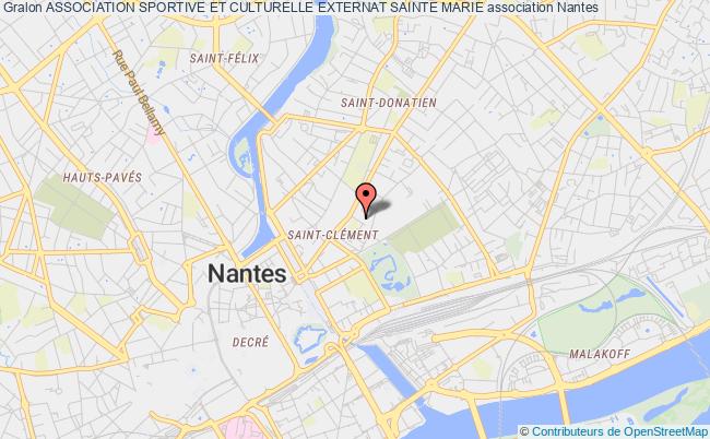 plan association Association Sportive Et Culturelle Externat Sainte Marie Nantes