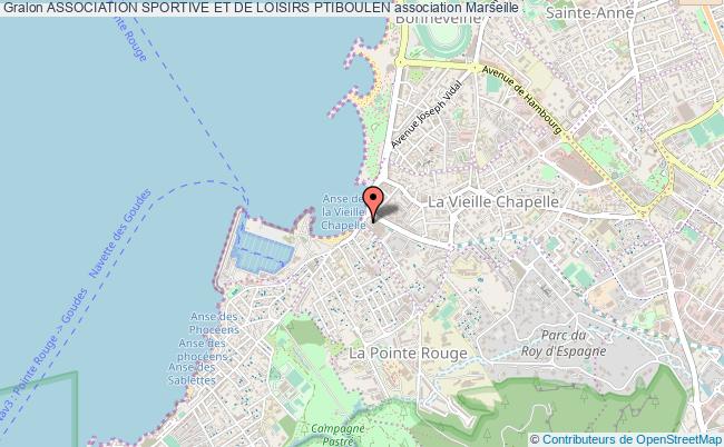 plan association Association Sportive Et De Loisirs Ptiboulen Marseille