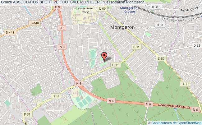 plan association Association Sportive Football Montgeron Montgeron
