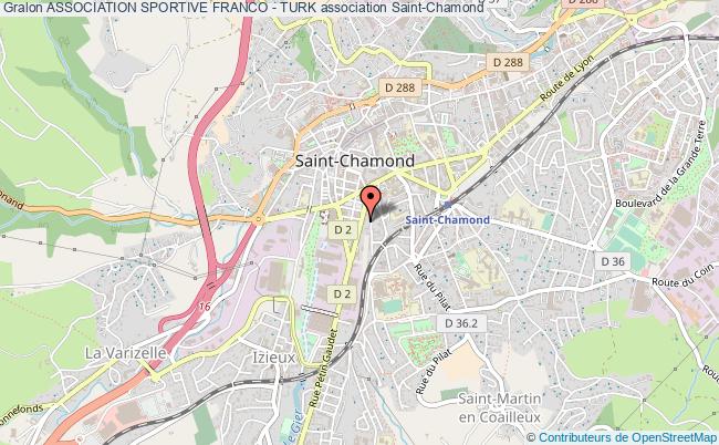 plan association Association Sportive Franco - Turk Saint-Chamond