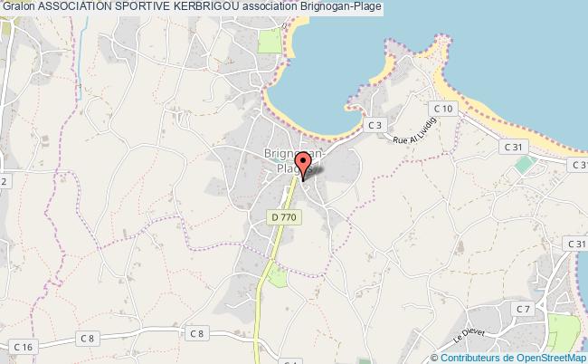 plan association Association Sportive Kerbrigou Brignogan-Plage