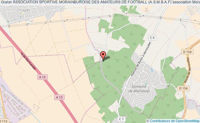 plan association Association Sportive Morainburoise Des Amateurs De Football (a.s.m.b.a.f) Morainvilliers