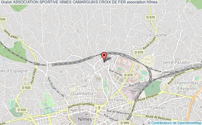 plan association Association Sportive NÎmes Camarguais Croix De Fer Nîmes