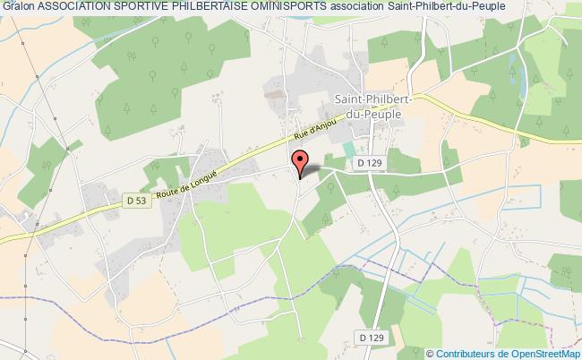 plan association Association Sportive Philbertaise Ominisports Saint-Philbert-du-Peuple