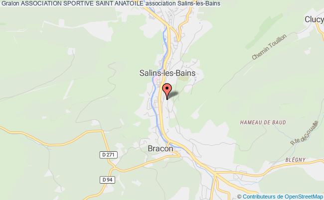 plan association Association Sportive Saint Anatoile Salins-les-Bains