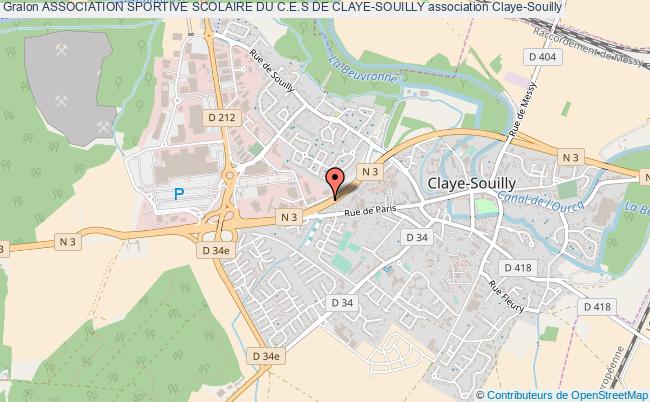 plan association Association Sportive Scolaire Du C.e.s De Claye-souilly Claye-Souilly