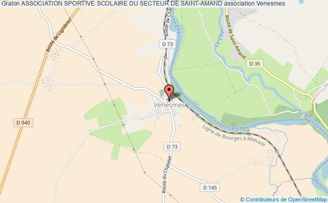 plan association Association Sportive Scolaire Du Secteur De Saint-amand Venesmes