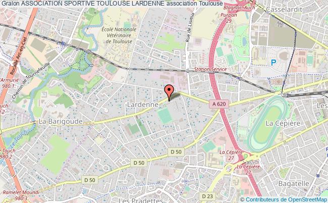 plan association Association Sportive Toulouse Lardenne Toulouse