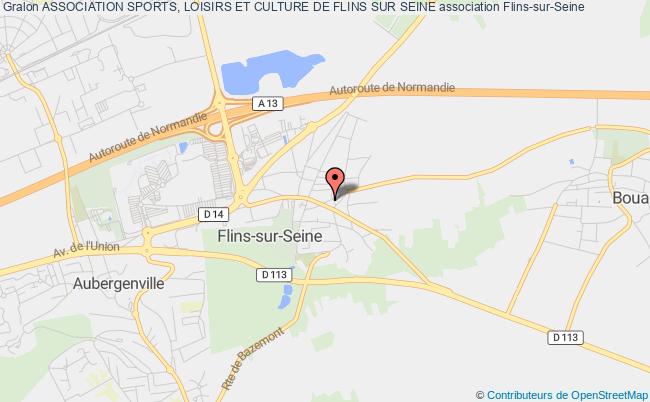 plan association Association Sports, Loisirs Et Culture De Flins Sur Seine Flins-sur-Seine