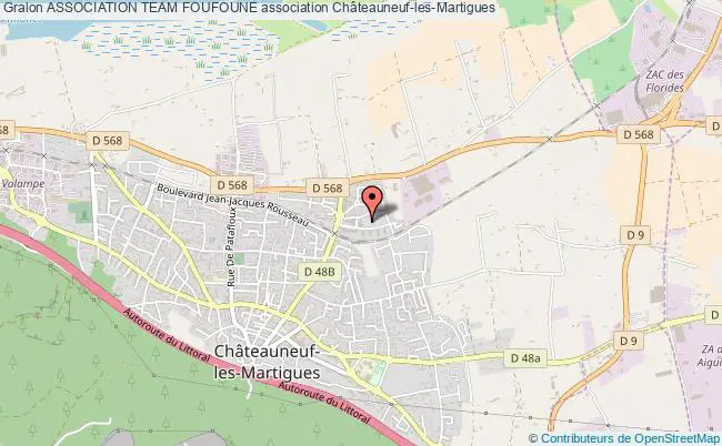 plan association Association Team Foufoune Châteauneuf-les-Martigues