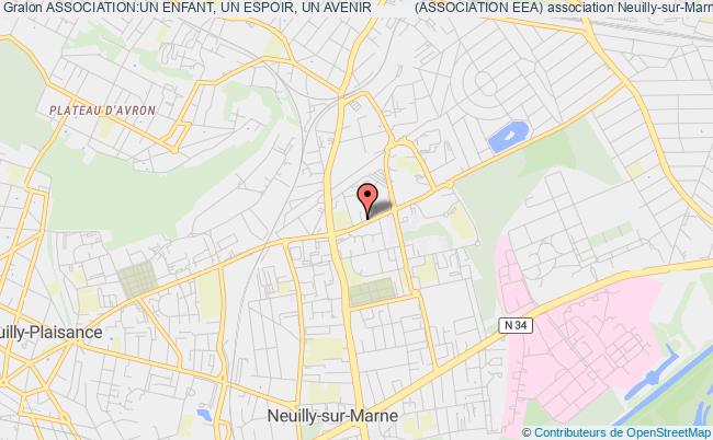 plan association Association:un Enfant, Un Espoir, Un Avenir           (association Eea) Neuilly-sur-Marne