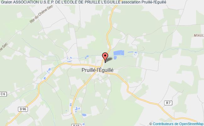 plan association Association U.s.e.p. De L'ecole De Pruille L'eguille Pruillé-l'Éguillé