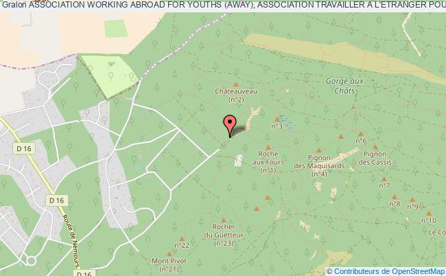 plan association Association Working Abroad For Youths (away), Association Travailler A L'etranger Pour Les Jeunes. Noisy-sur-École