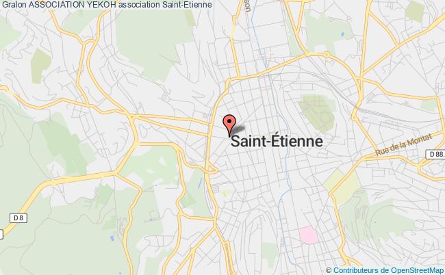 plan association Association Yekoh Saint-Étienne