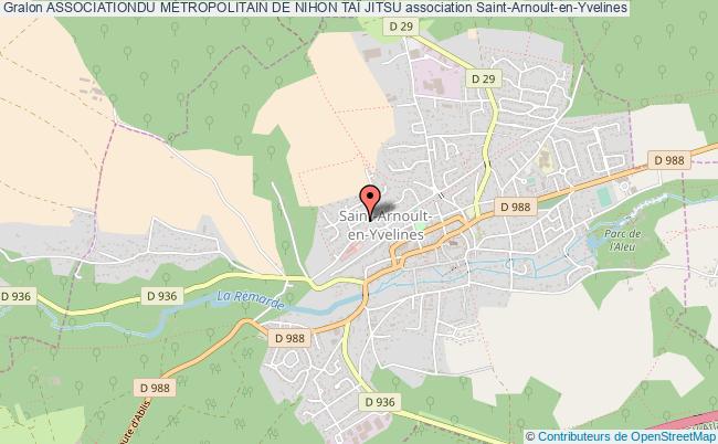 plan association Associationdu MÉtropolitain De Nihon TaÏ Jitsu Saint-Arnoult-en-Yvelines