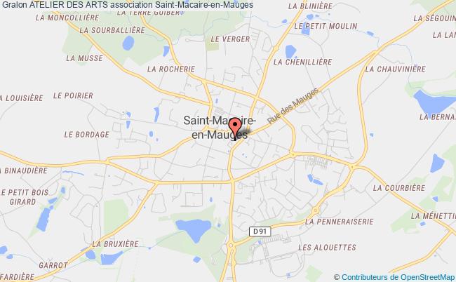 plan association Atelier Des Arts Saint-Macaire-en-Mauges