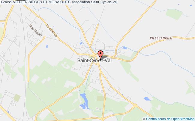 plan association Atelier Sieges Et MosaÏques Saint-Cyr-en-Val