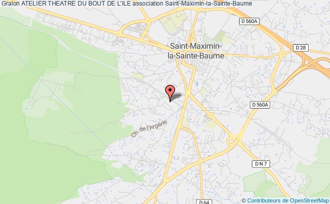 plan association Atelier Theatre Du Bout De L'ile Saint-Maximin-la-Sainte-Baume