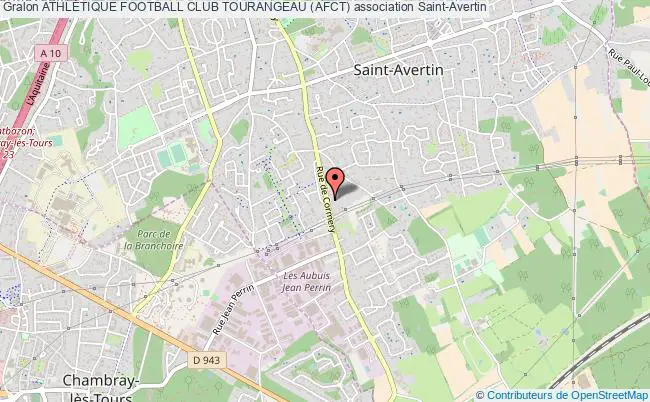 plan association AthlÉtique Football Club Tourangeau (afct) Saint-Avertin