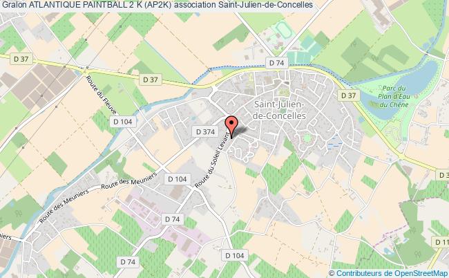 plan association Atlantique Paintball 2 K (ap2k) Saint-Julien-de-Concelles