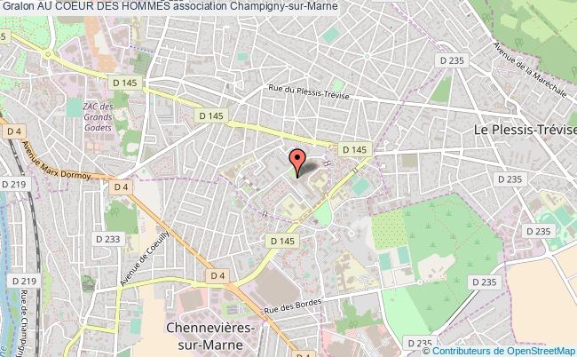plan association Au Coeur Des Hommes Champigny-sur-Marne