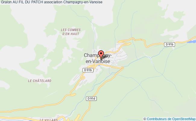 plan association Au Fil Du Patch Champagny-en-Vanoise