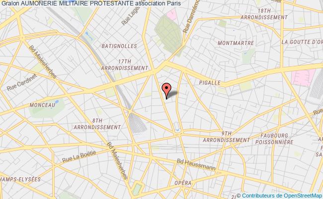 plan association Aumonerie Militaire Protestante Paris