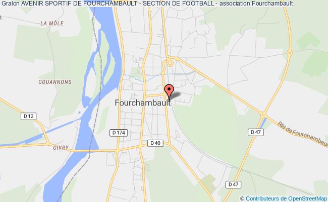 plan association Avenir Sportif De Fourchambault - Section De Football - Fourchambault