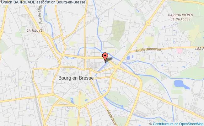 plan association Barricade Bourg-en-Bresse