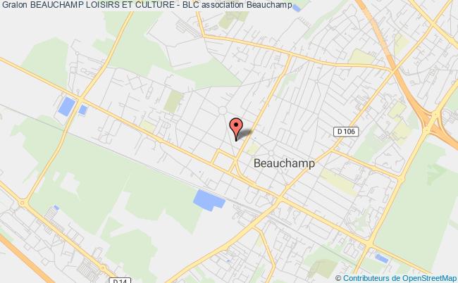 plan association Beauchamp Loisirs Et Culture - Blc Beauchamp