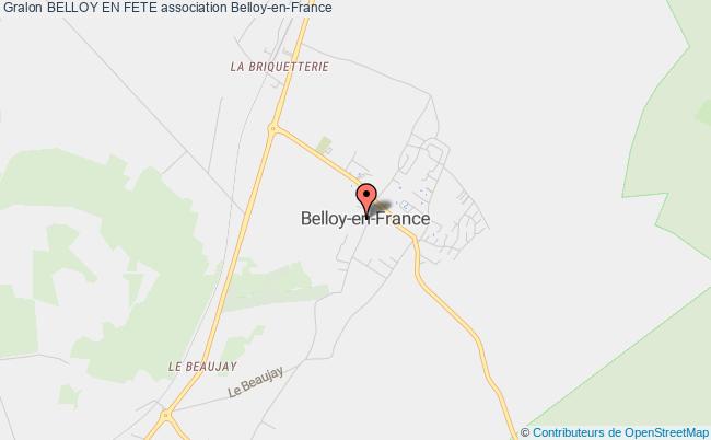 plan association Belloy En Fete Belloy-en-France
