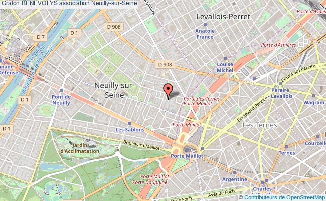 plan association Benevolys Neuilly-sur-Seine