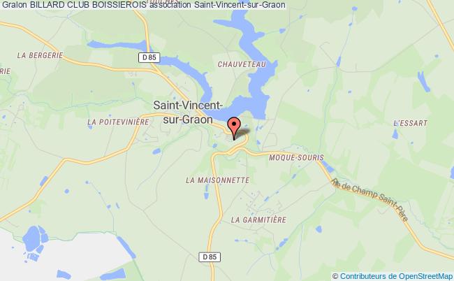 plan association Billard Club Boissierois Saint-Vincent-sur-Graon
