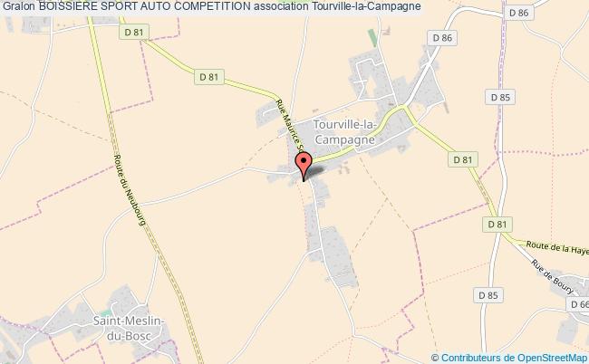 plan association Boissiere Sport Auto Competition Tourville-la-Campagne