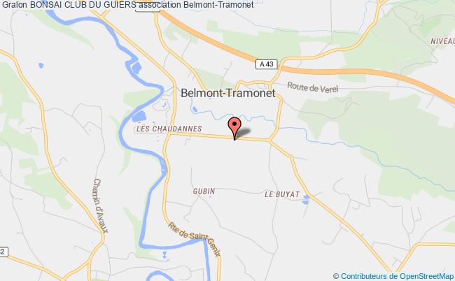 plan association Bonsai Club Du Guiers Belmont-Tramonet