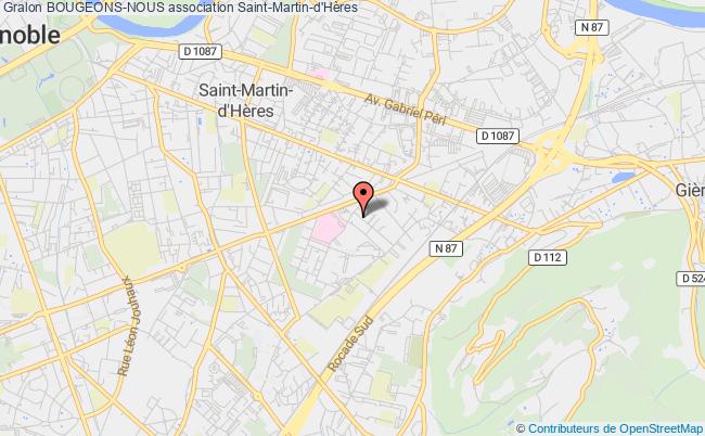 plan association Bougeons-nous Saint-Martin-d'Hères