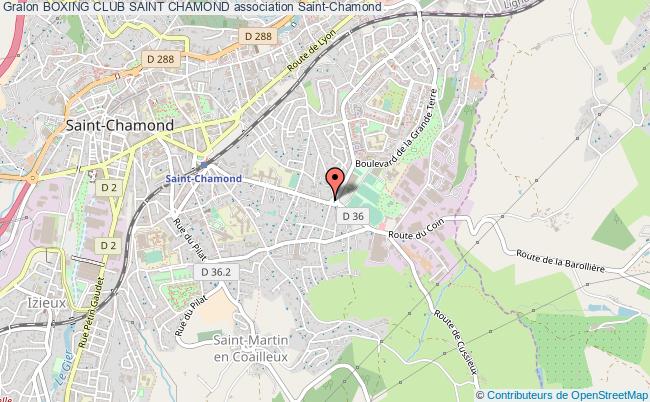 plan association Boxing Club Saint Chamond Saint-Chamond