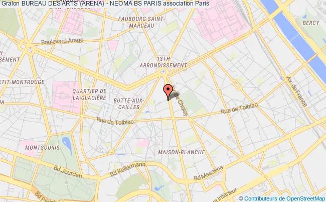 plan association Bureau Des Arts {arena} - Neoma Bs Paris PARIS