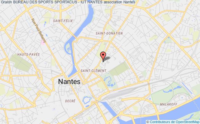 plan association Bureau Des Sports Sportacus - Iut Nantes Nantes