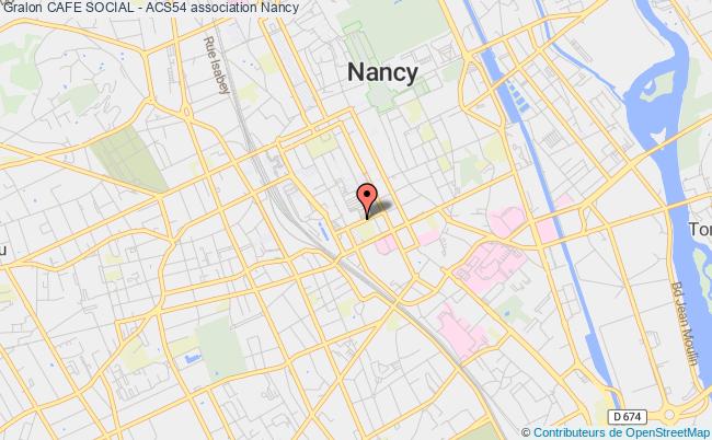 plan association Cafe Social - Acs54 Nancy