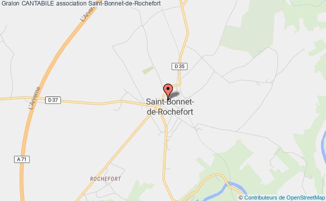 plan association Cantabile Saint-Bonnet-de-Rochefort