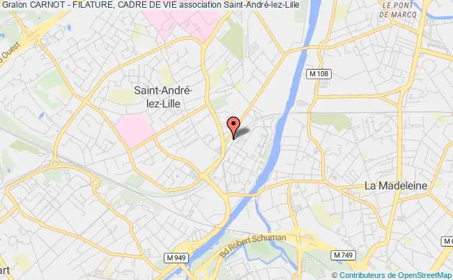 plan association Carnot - Filature, Cadre De Vie Saint-André-lez-Lille