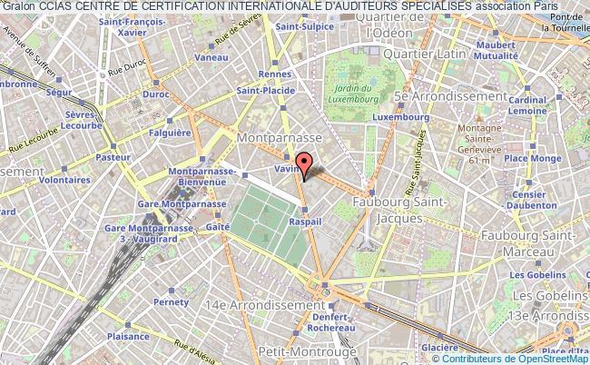 plan association Ccias Centre De Certification Internationale D'auditeurs Specialises Paris
